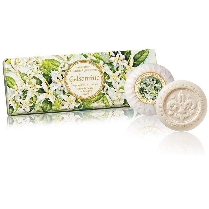 Michelangelo - Geschenkbox Jasmin - 3x100g rund & plissiert